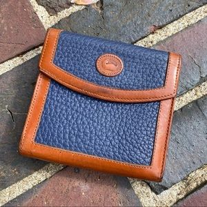 Vintage Dooney Bourke Airforce Blue Wallet nice!